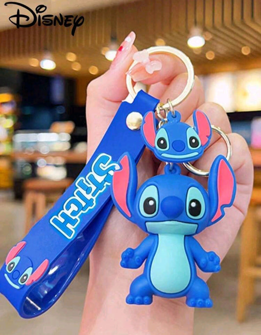 Porte clé stitch bleu